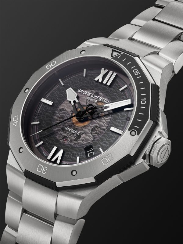 Riviera Automatic 42mm Stainless Steel Watch, Ref. No. 10717 - FR