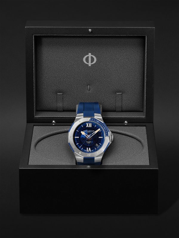 Riviera Automatic 42mm Stainless Steel and Rubber Watch, Ref. No. 10716 - E3