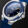 Riviera Automatic 42mm Stainless Steel and Rubber Watch, Ref. No. 10716 - FR