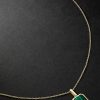 Gold Malachite Necklace Gold Malachite Necklace