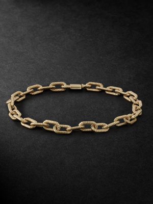 Lock Link Gold Chain Bracelet Lock Link Gold Chain Bracelet