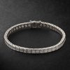 14-Karat White Gold Diamond Tennis Bracelet 14-Karat White Gold Diamond Tennis Bracelet