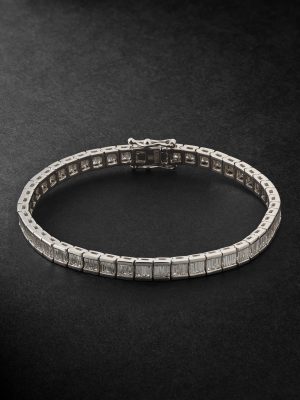 14-Karat White Gold Diamond Tennis Bracelet 14-Karat White Gold Diamond Tennis Bracelet