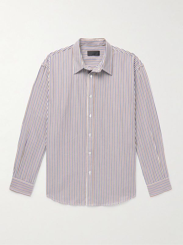 Cristobal Striped Cotton-Poplin Shirt Cristobal Striped Cotton-Poplin Shirt