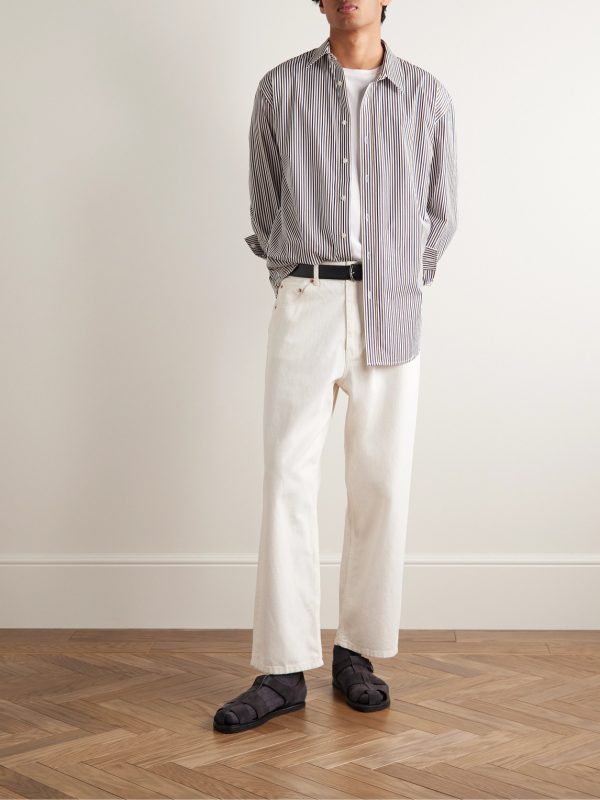 Cristobal Striped Cotton-Poplin Shirt - OU Cristobal Striped Cotton-Poplin Shirt - OU