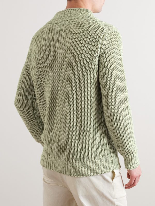 Ribbed Linen Sweater - BK