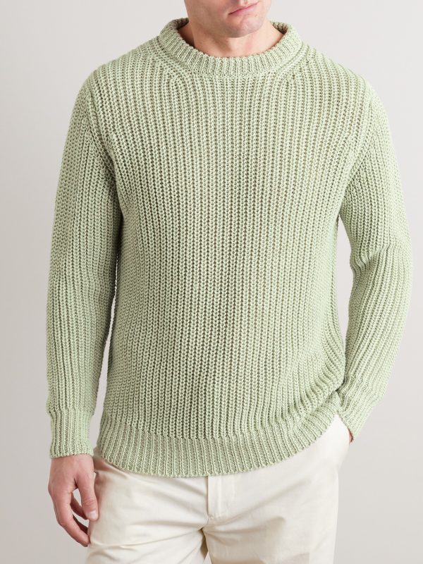Ribbed Linen Sweater - FR