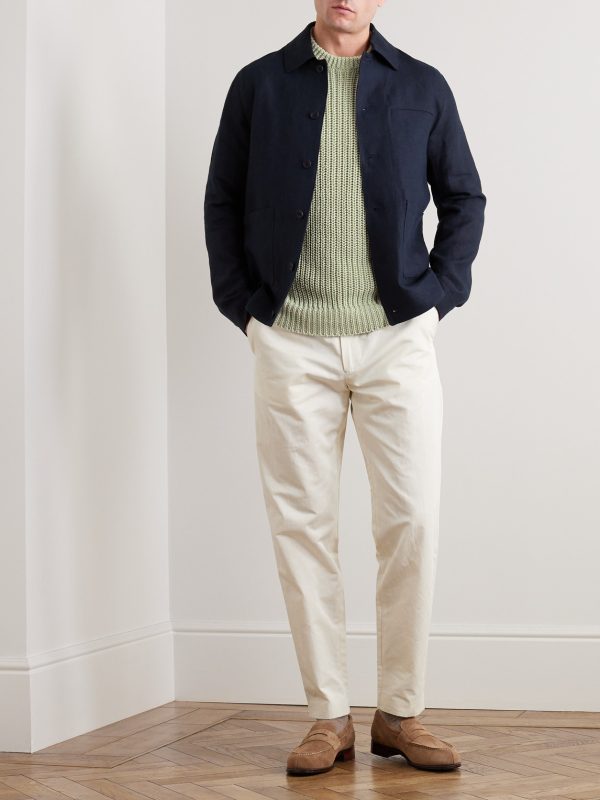 Ribbed Linen Sweater - OU