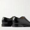 Snowdon Whole-Cut Glossed-Leather Oxford Shoes - BK Snowdon Whole-Cut Glossed-Leather Oxford Shoes - BK
