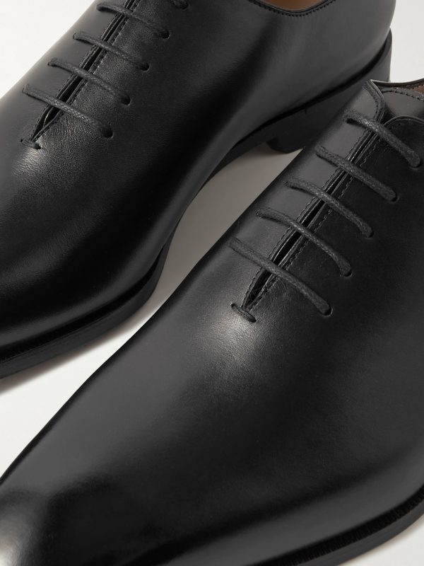 Snowdon Whole-Cut Glossed-Leather Oxford Shoes - CU Snowdon Whole-Cut Glossed-Leather Oxford Shoes - CU