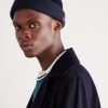 Logo-Appliquéd Ribbed Stretch-Cotton and Cashmere-Blend Beanie - OU Logo-Appliquéd Ribbed Stretch-Cotton and Cashmere-Blend Beanie - OU