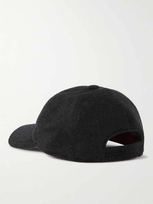 Logo-Embroidered Storm System® Cashmere-Felt Baseball Cap - BK Logo-Embroidered Storm System® Cashmere-Felt Baseball Cap - BK