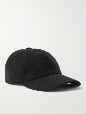 Logo-Embroidered Storm System® Cashmere-Felt Baseball Cap Logo-Embroidered Storm System® Cashmere-Felt Baseball Cap