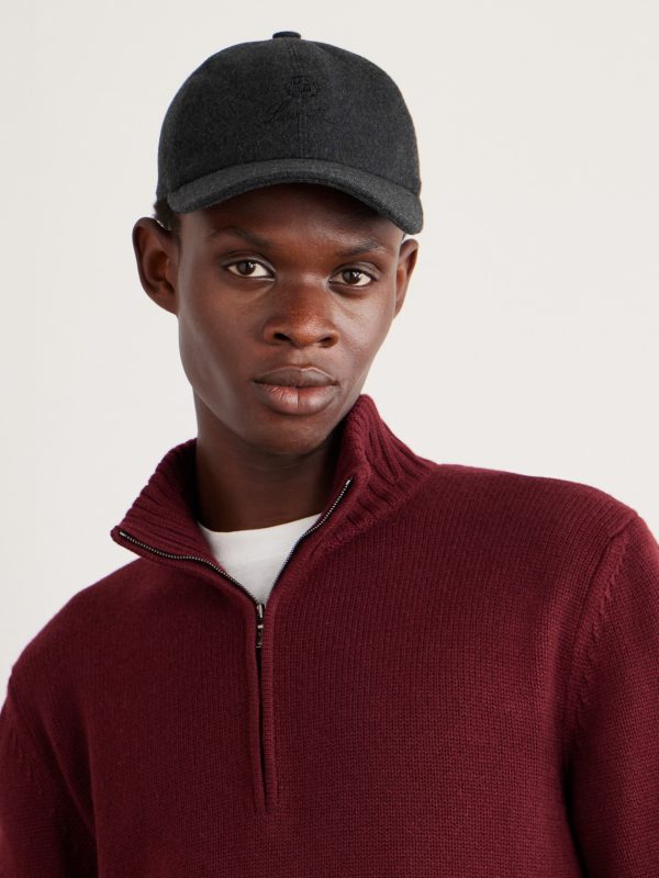 Logo-Embroidered Storm System® Cashmere-Felt Baseball Cap - OU Logo-Embroidered Storm System® Cashmere-Felt Baseball Cap - OU