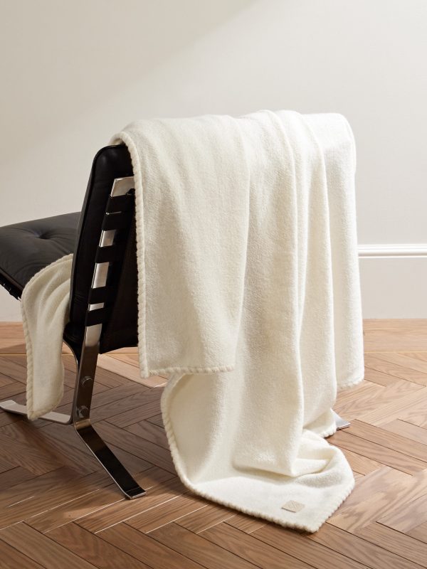 Diamir Cashmere and Silk-Blend Blanket Diamir Cashmere and Silk-Blend Blanket