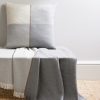 Gobi Suede-Trimmed Cashmere Pillow - OU