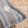 Melbourne Striped Cashmere Pillow - CU Melbourne Striped Cashmere Pillow - CU