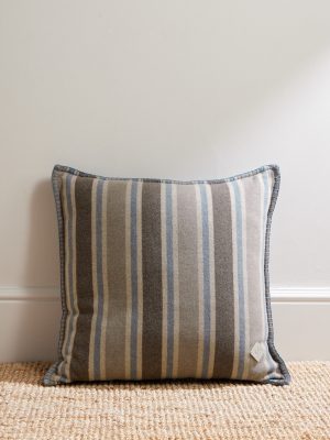 Melbourne Striped Cashmere Pillow Melbourne Striped Cashmere Pillow