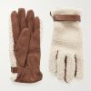 Leather-Trimmed Suede and Shearling Gloves Leather-Trimmed Suede and Shearling Gloves