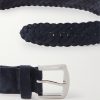 4cm Woven Suede Belt - E1 4cm Woven Suede Belt - E1