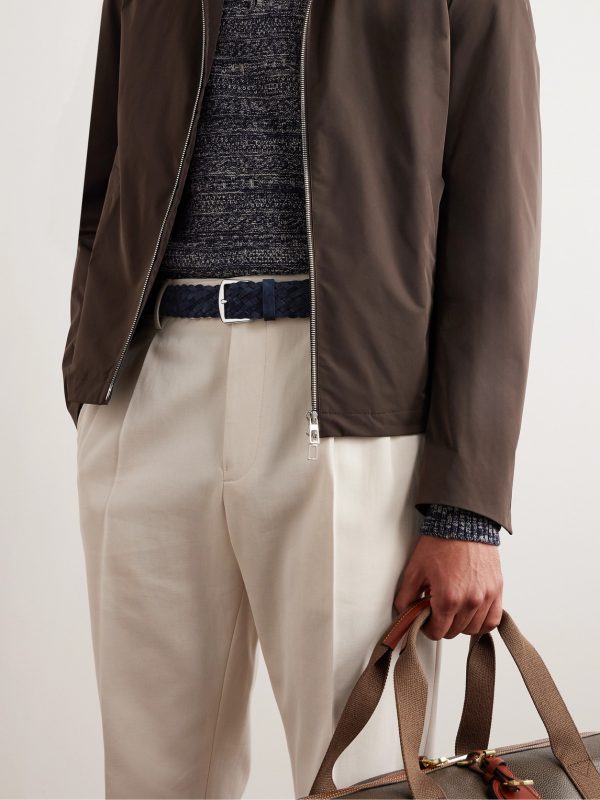 4cm Woven Suede Belt - FR 4cm Woven Suede Belt - FR
