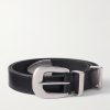 2.5cm Embellished Leather Belt