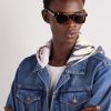 Black Frame 51 Convertible Square-Frame Gold-Tone and Tortoiseshell Acetate Optical Glasses - OU