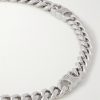 Small Rhodium-Plated Chain Bracelet - CU Small Rhodium-Plated Chain Bracelet - CU