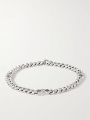 Small Rhodium-Plated Chain Bracelet Small Rhodium-Plated Chain Bracelet