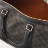 Triomphe Medium Leather-Trimmed Logo-Jacquard Canvas Weekend Bag - E1 Triomphe Medium Leather-Trimmed Logo-Jacquard Canvas Weekend Bag - E1