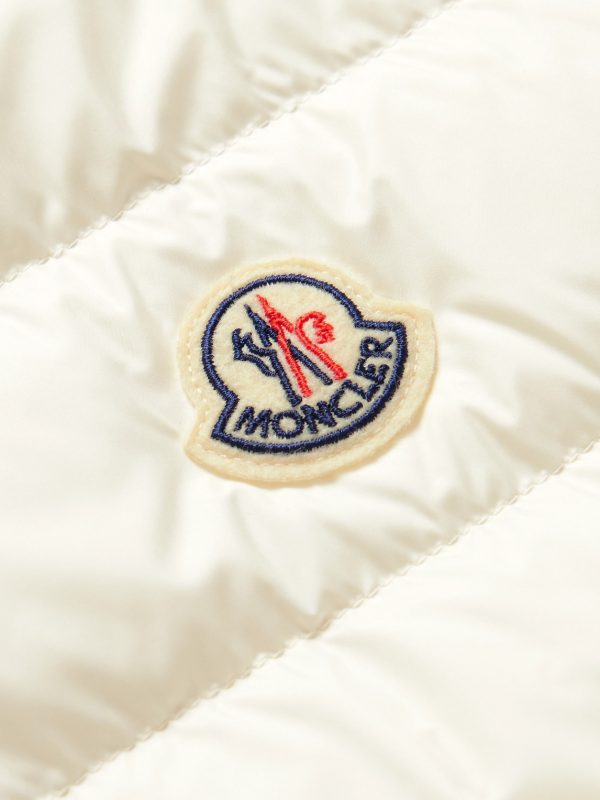 Panelled Cotton and Quilted Shell Down Zip-Up Cardigan - E1 Panelled Cotton and Quilted Shell Down Zip-Up Cardigan - E1