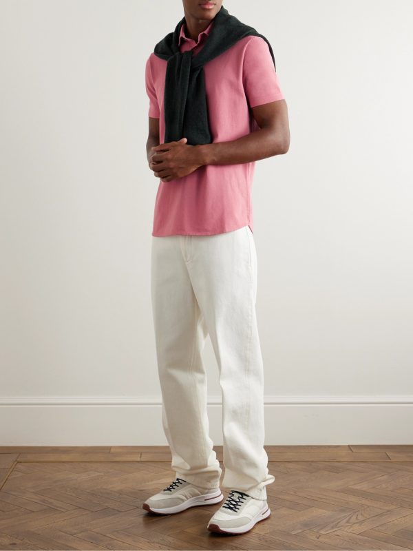 Cotton-Piqué Polo Shirt - OU