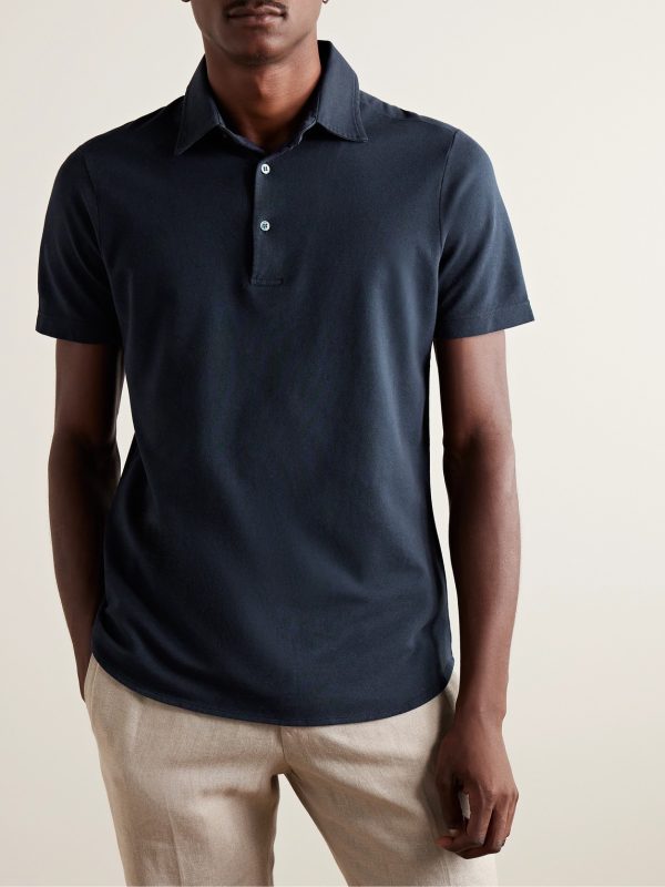 Cotton-Piqué Polo Shirt - FR