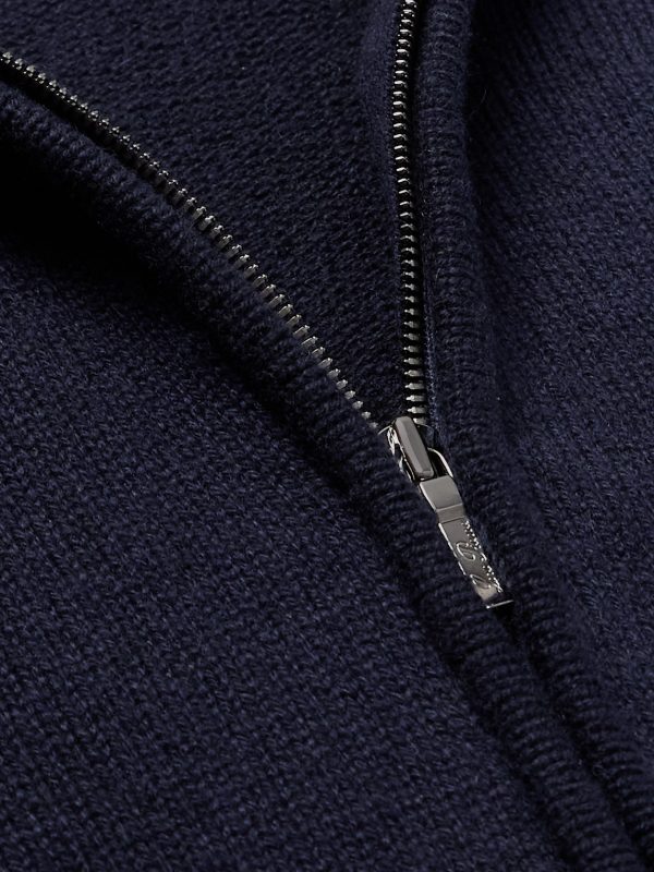 Cashmere Zip-Up Sweater - CU Cashmere Zip-Up Sweater - CU