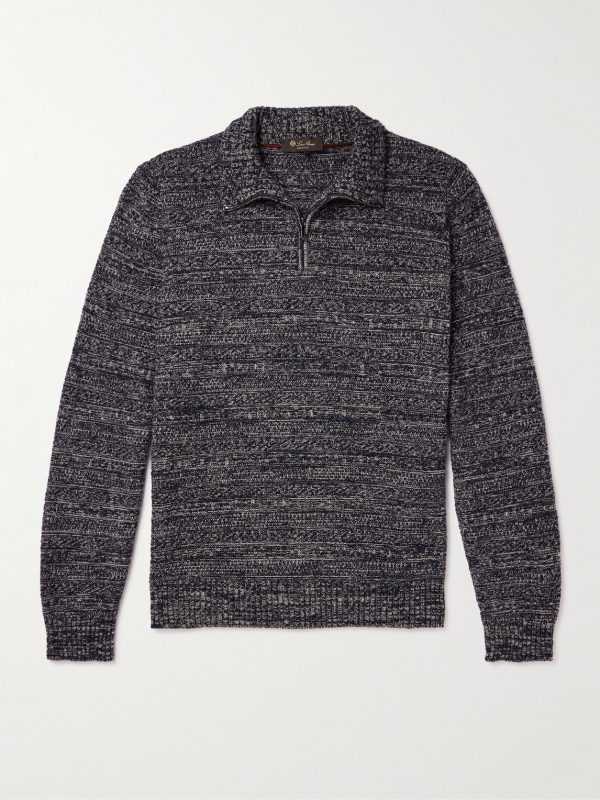 Fancy Cashmere Half-Zip Sweater Fancy Cashmere Half-Zip Sweater