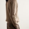 Ribbed Cashmere Polo Shirt - BK Ribbed Cashmere Polo Shirt - BK