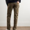Quarona Slim-Fit Stretch-Cotton Twill Trousers - BK Quarona Slim-Fit Stretch-Cotton Twill Trousers - BK