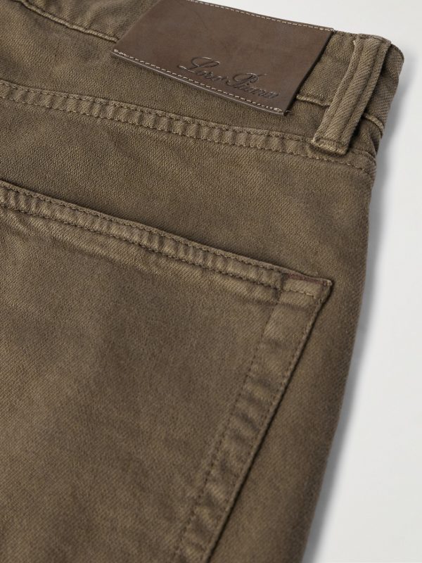 Quarona Slim-Fit Stretch-Cotton Twill Trousers - CU Quarona Slim-Fit Stretch-Cotton Twill Trousers - CU