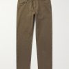 Quarona Slim-Fit Stretch-Cotton Twill Trousers Quarona Slim-Fit Stretch-Cotton Twill Trousers
