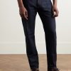 Straight-Leg Cotton and Cashmere-Blend Jeans - FR
