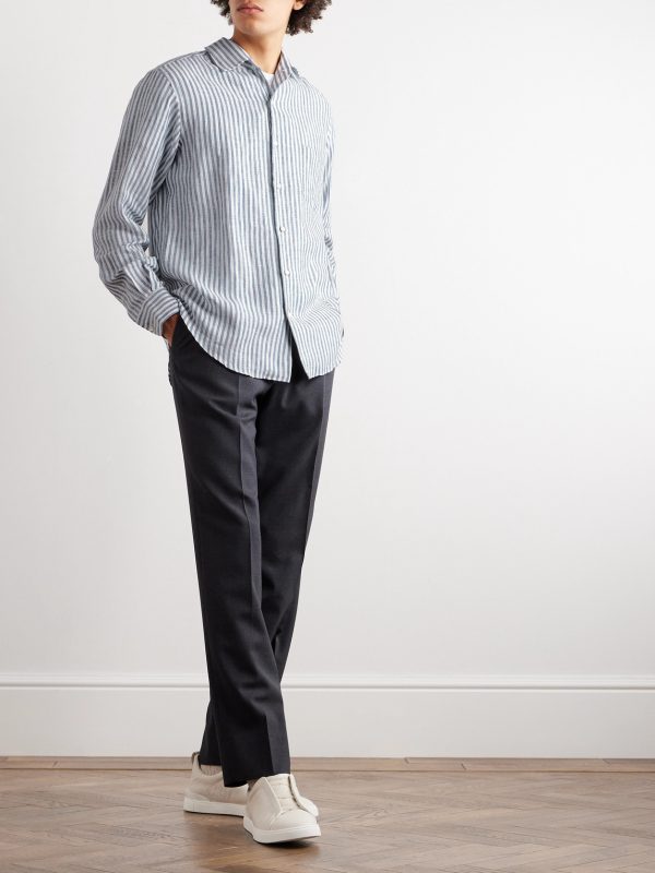 André Striped Linen Shirt - OU André Striped Linen Shirt - OU