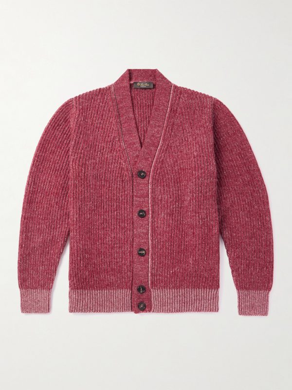 Sey Ribbed Cashmere and Silk-Blend Cardigan Sey Ribbed Cashmere and Silk-Blend Cardigan