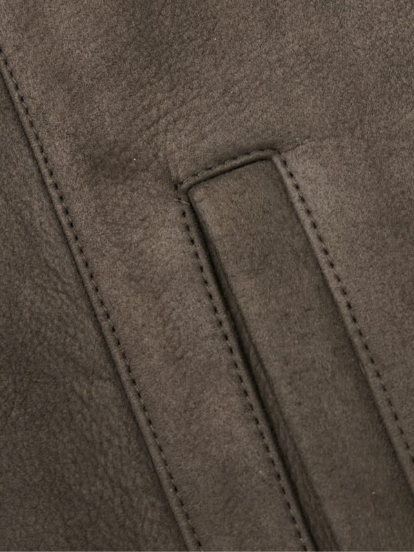 Reversible Suede and Shearling Gilet - E1 Reversible Suede and Shearling Gilet - E1