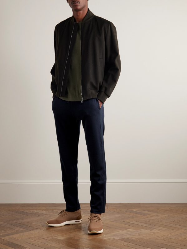 Balfour Cashmere, Virgin Wool and Silk-Blend Sweatpants - OU Balfour Cashmere, Virgin Wool and Silk-Blend Sweatpants - OU
