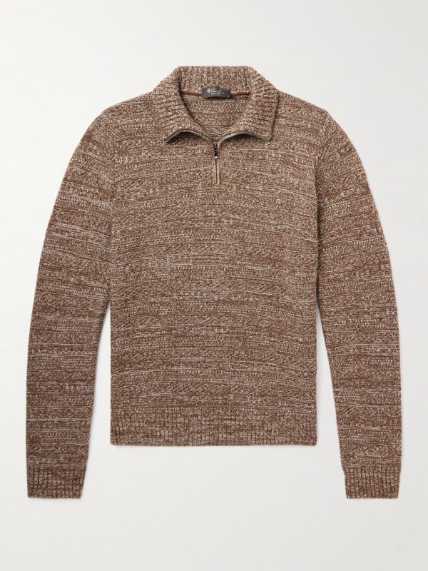 Fancy Cashmere Half-Zip Sweater Fancy Cashmere Half-Zip Sweater