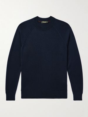 Cashmere, Virgin Wool and Silk-Blend Sweater Cashmere, Virgin Wool and Silk-Blend Sweater