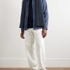 Cashmere, Virgin Wool and Silk-Blend Sweater - OU Cashmere, Virgin Wool and Silk-Blend Sweater - OU