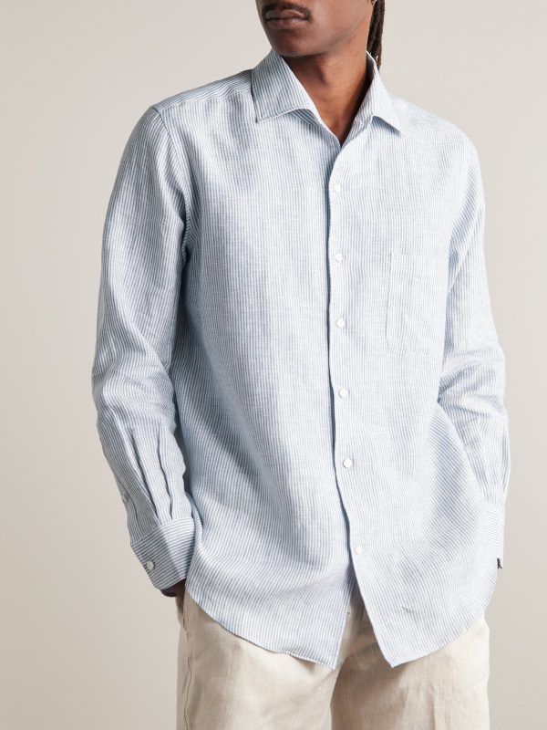 André Striped Linen Shirt - FR André Striped Linen Shirt - FR