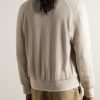 Herringbone and Waffle-Knit Linen Bomber Jacket - BK Herringbone and Waffle-Knit Linen Bomber Jacket - BK