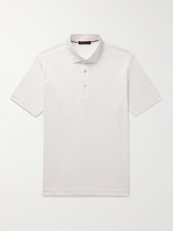 Linen-Jersey Polo Shirt Linen-Jersey Polo Shirt